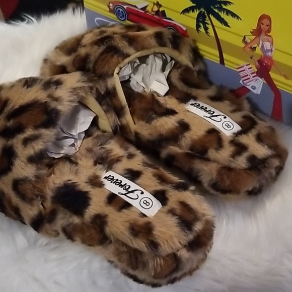 👣Forever Leopard Print Slide Slippers comfortable and warm beautiful - Picture 10 of 11